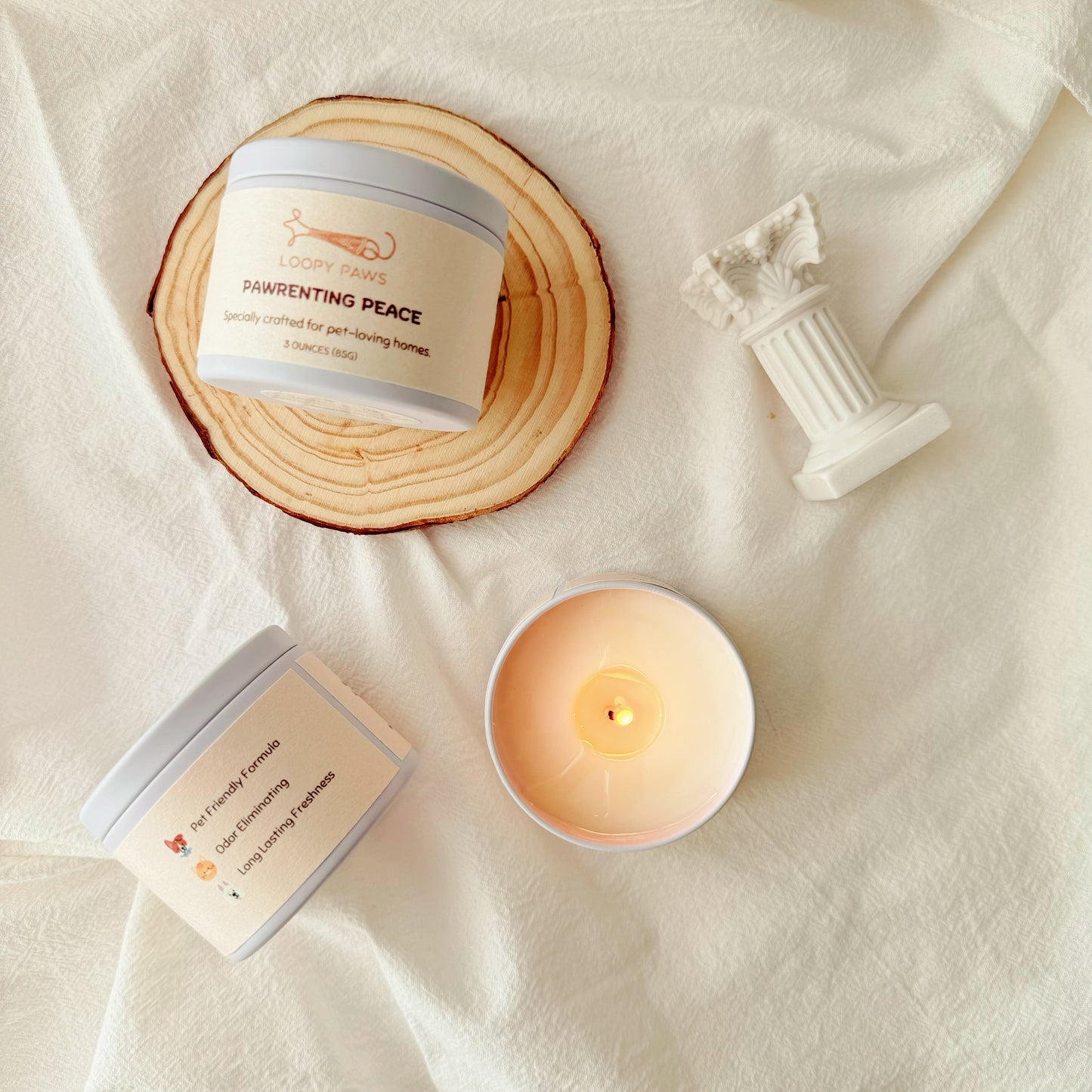 Pawrenting Peace Candle