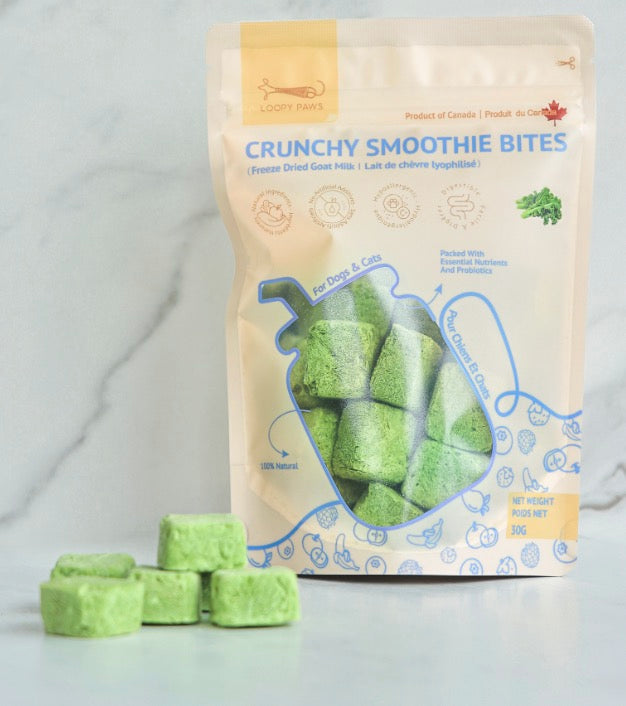 Crunchy Smoothie Bites - Freeze-Dried Goat Milk Treats