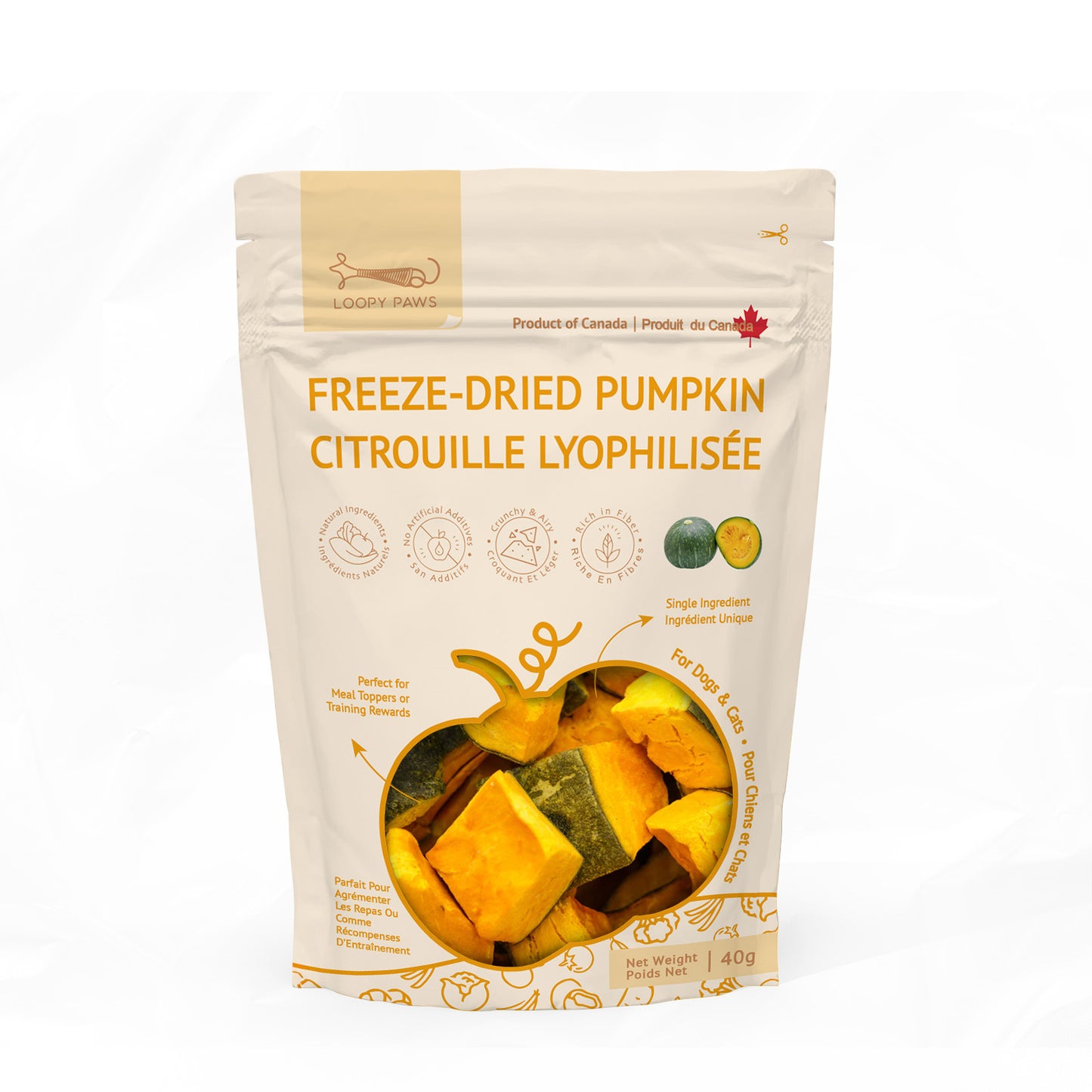 Fruity Crunchy-Kabocha Pumpkin