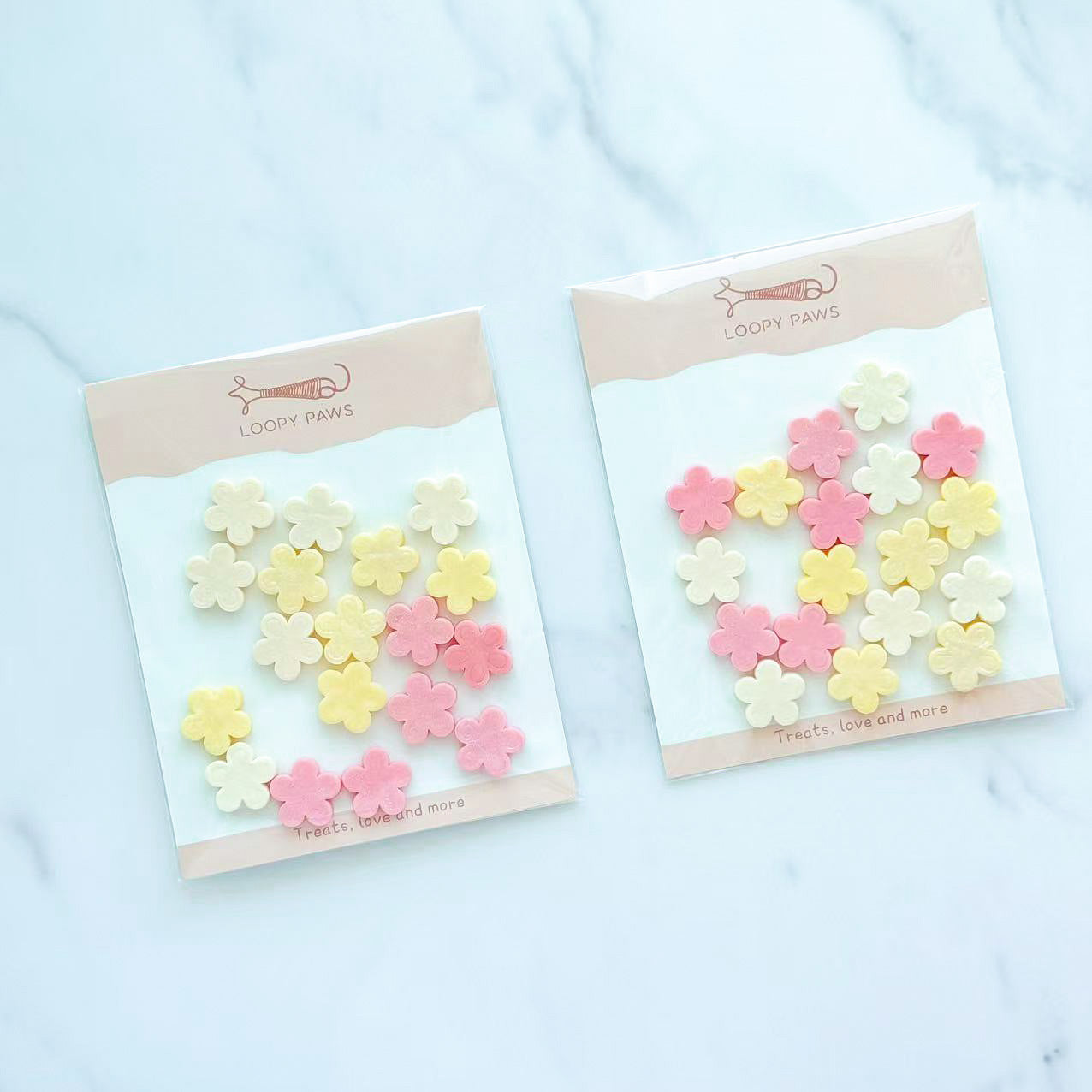 Goat Milk Bites - Floral Chews