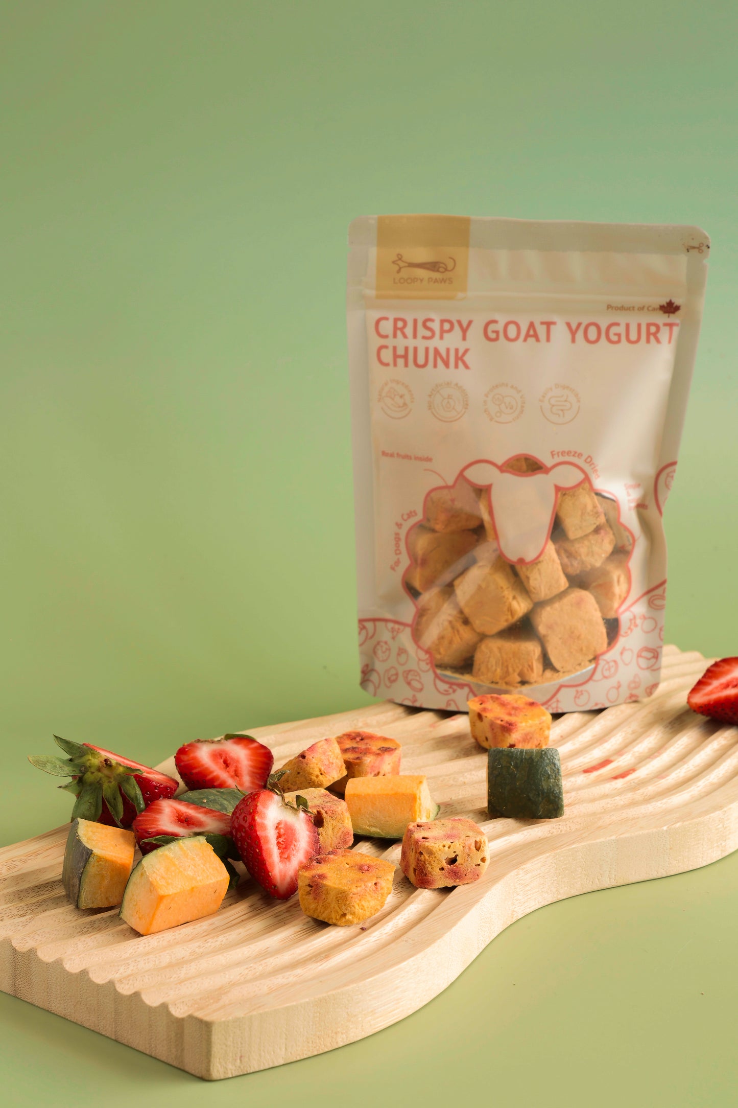 Crispy Goat Yogurt - Pumpkin & Strawberry