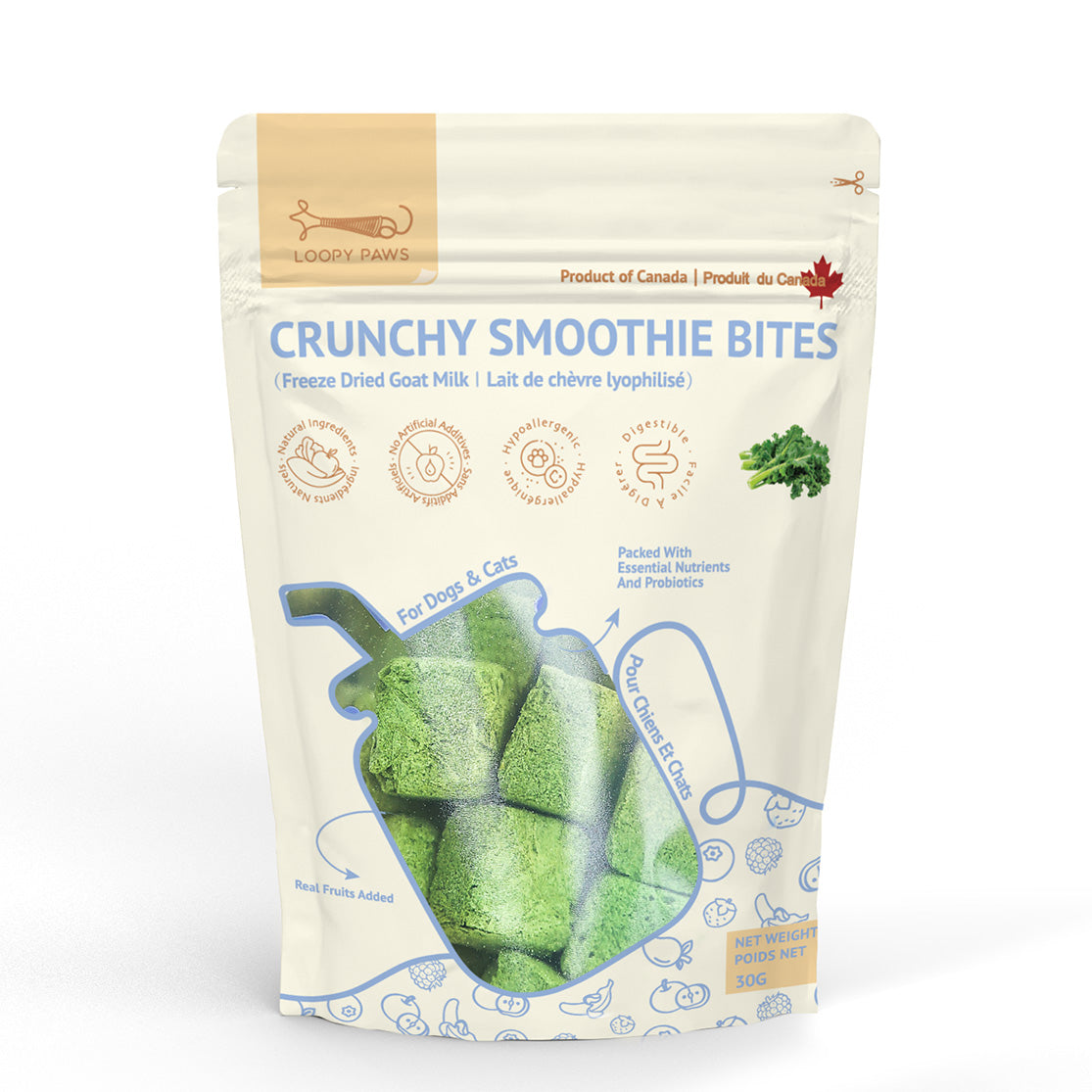 Crunchy Smoothie Bites - Kale